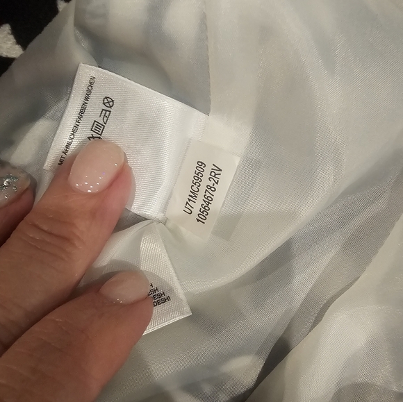 Kasper Black White Floral Sleeveless A-Line Dress Size 4 Career Church Wedding - Picture 9 of 9